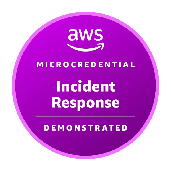 Certification AWS Incident Response